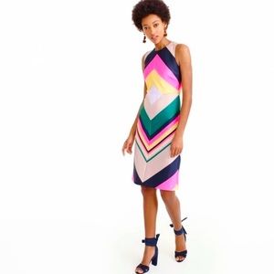 J. Crew Collection Pop - Stripe Azalea Dress